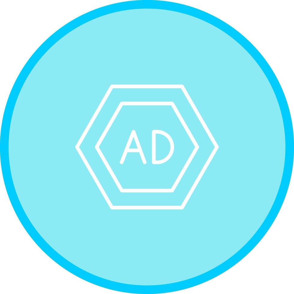 Ad Blocker Icon Design vector