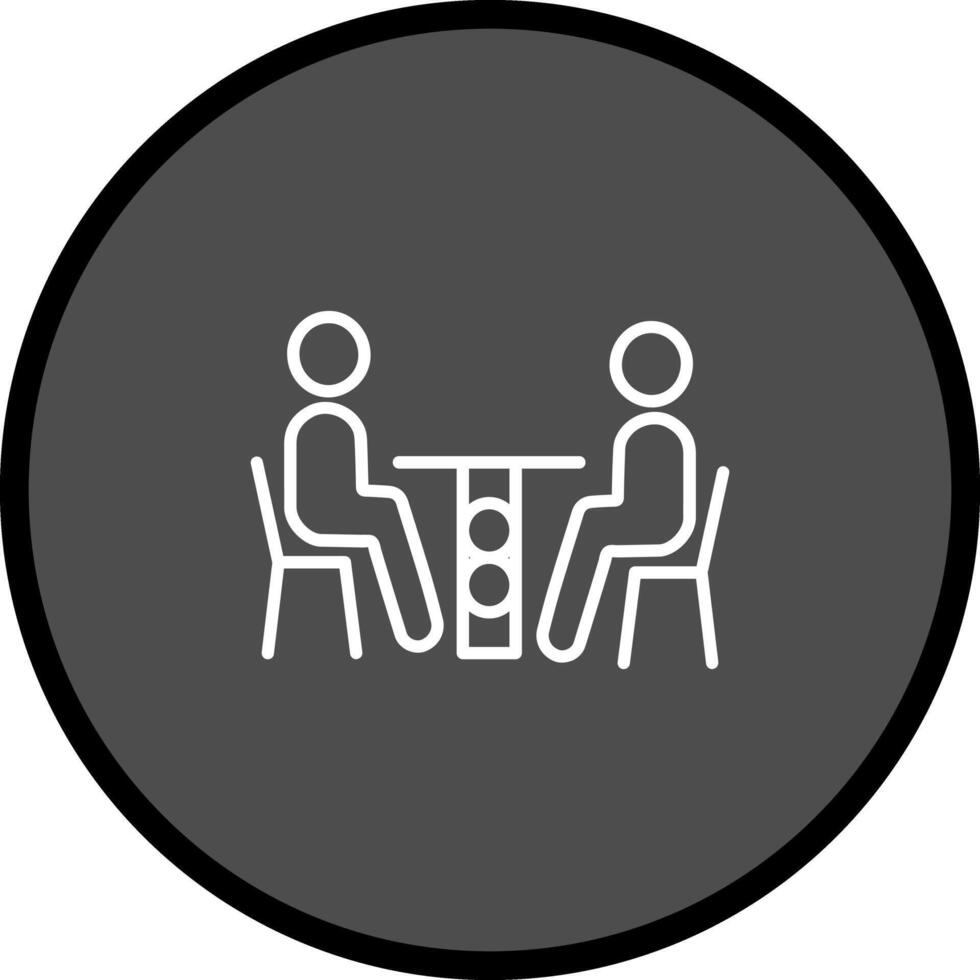 Family Dinner Icon Design vector