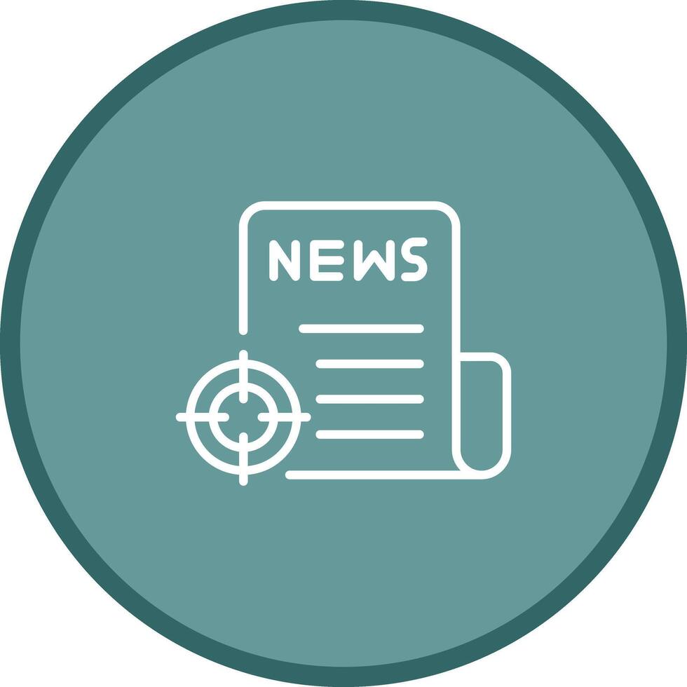 News Scoop Icon Design vector
