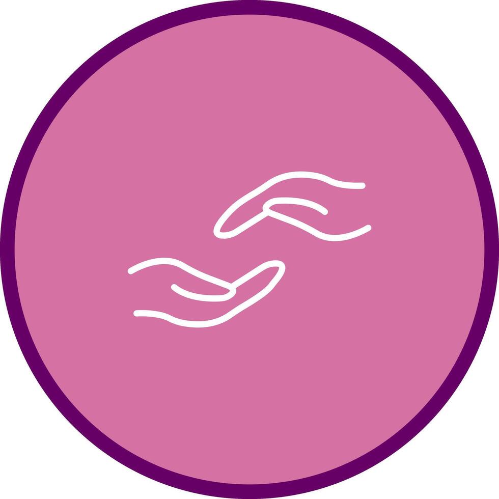 Supportive Hand Icon Design vector