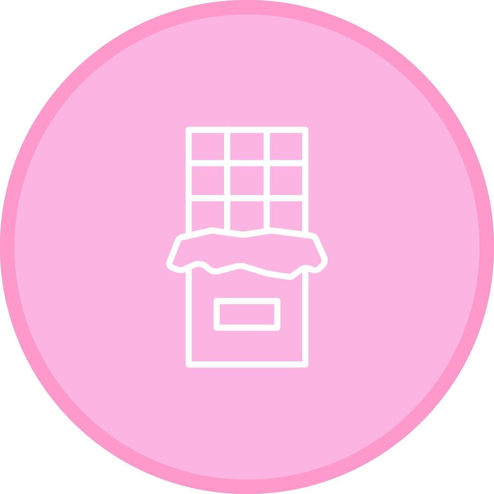 Chocolate Bar Icon Design vector