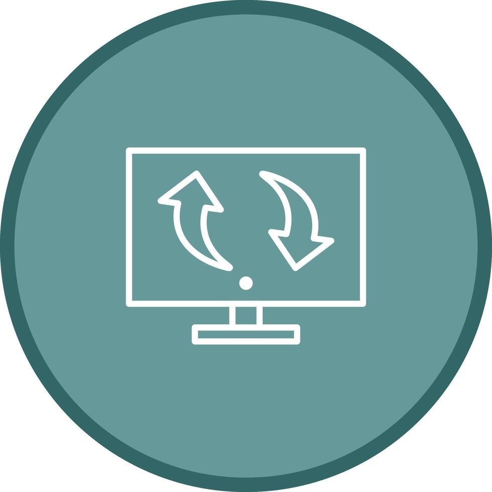 Migrate Icon Design vector
