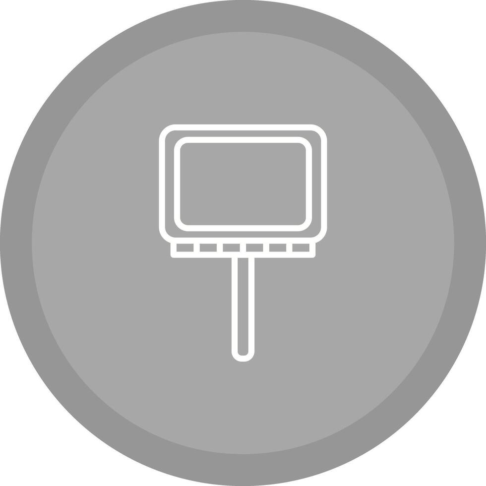 Billboard Icon Design vector