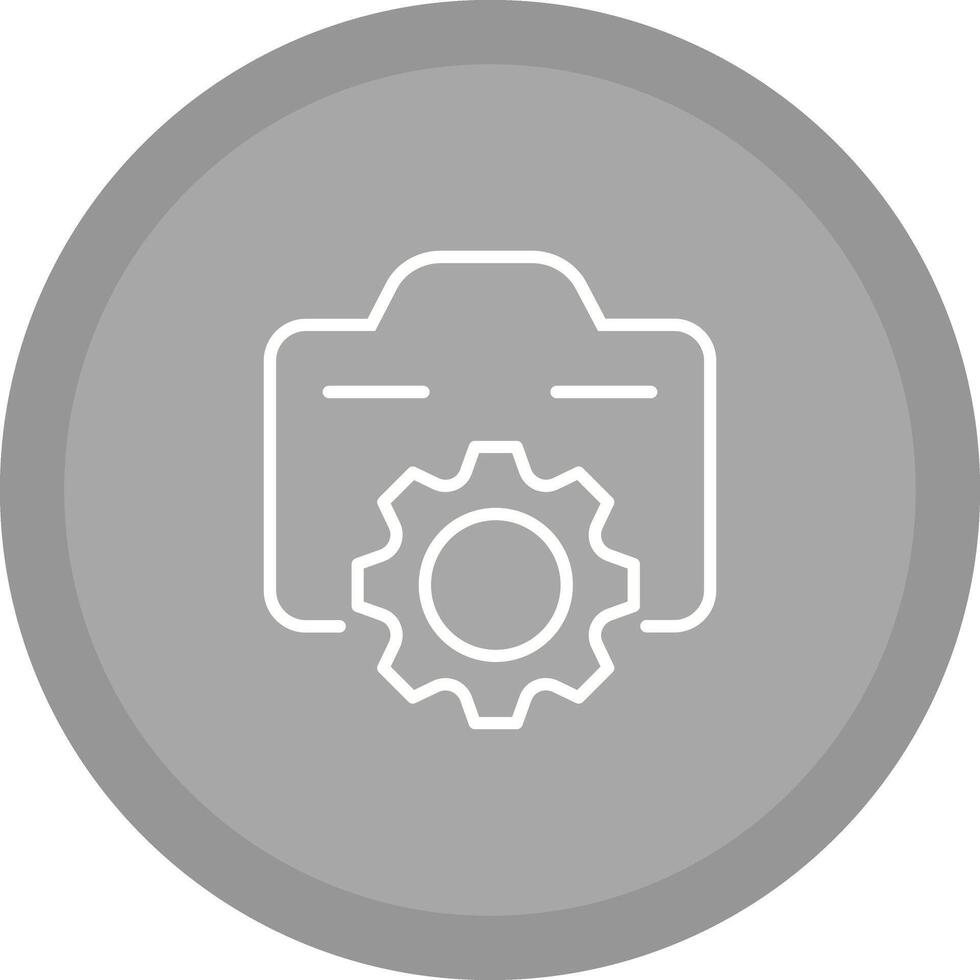 Photo Gear Icon Design vector