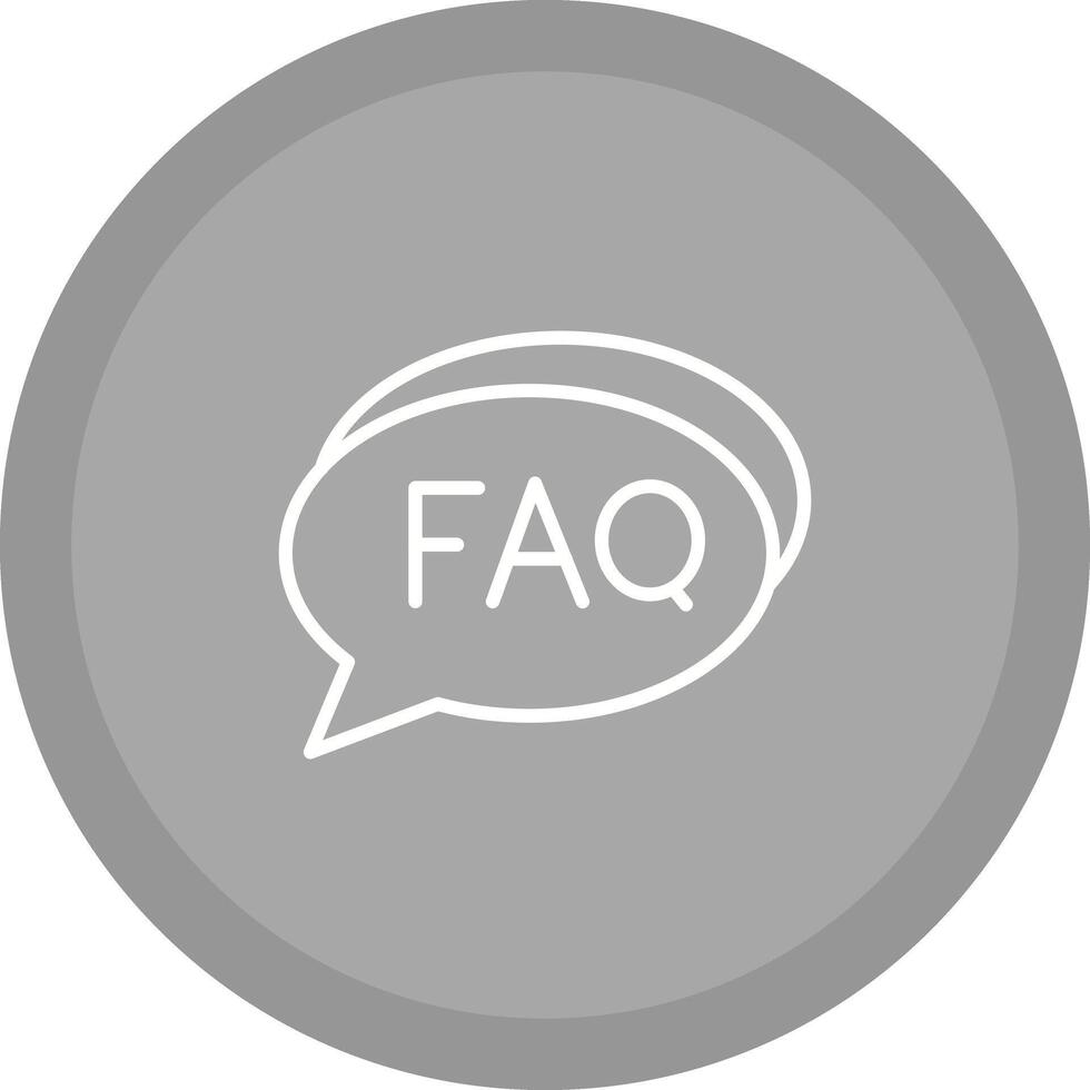 FAQ Section Icon Design vector
