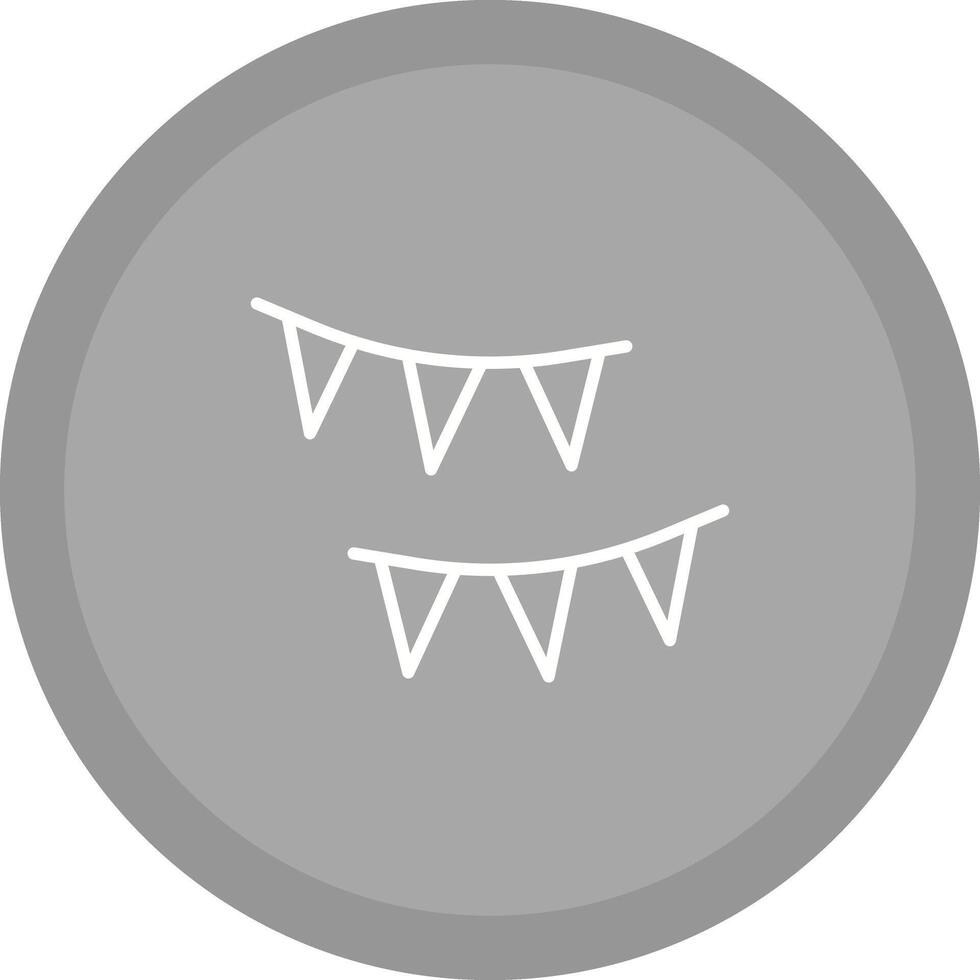 Streamers Icon Design vector