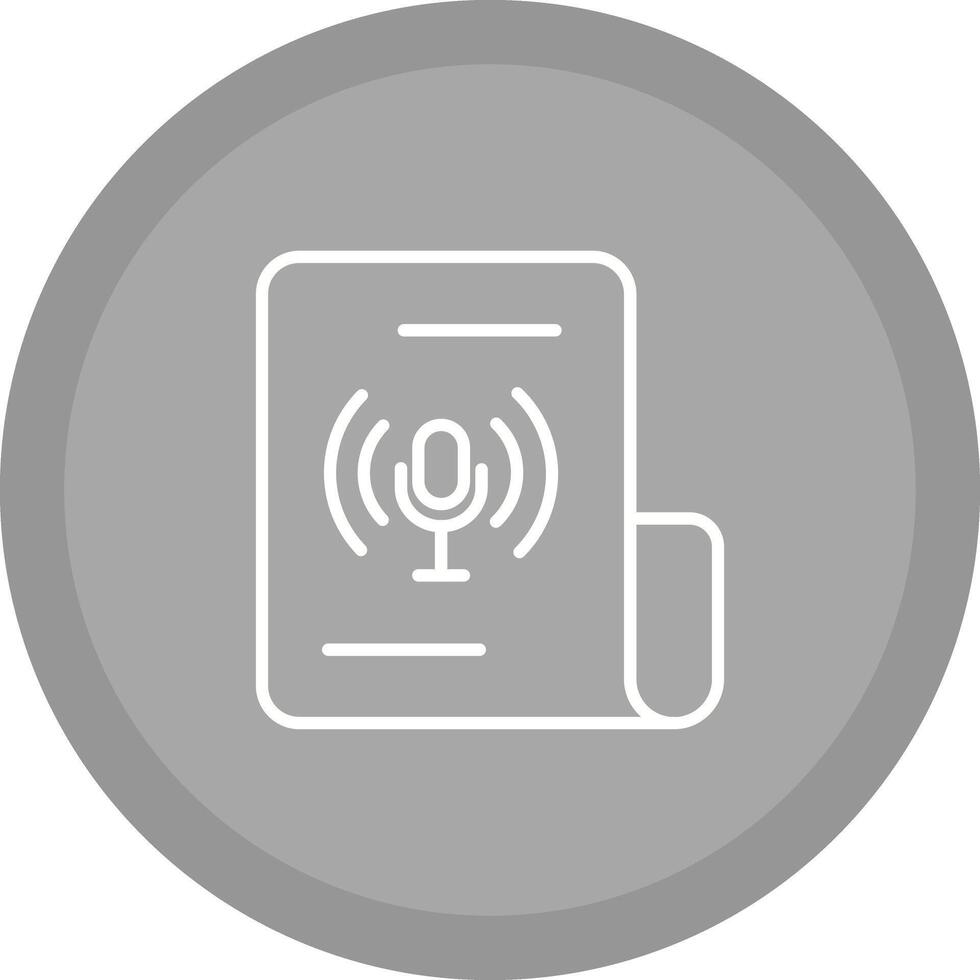 Podcast Icon Design vector
