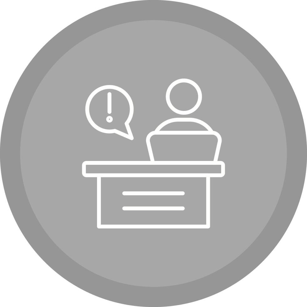 Service Desk Icon Design vector