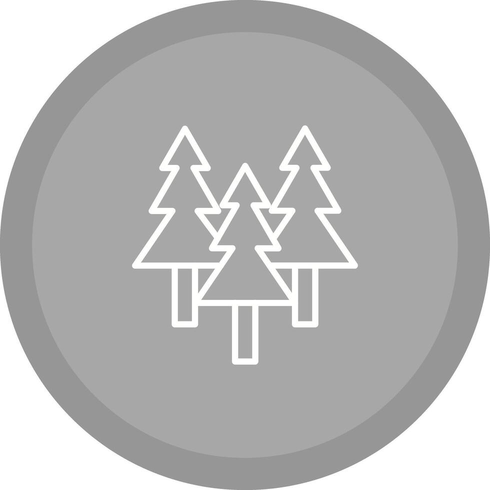 Evergreen Tree Icon Design vector