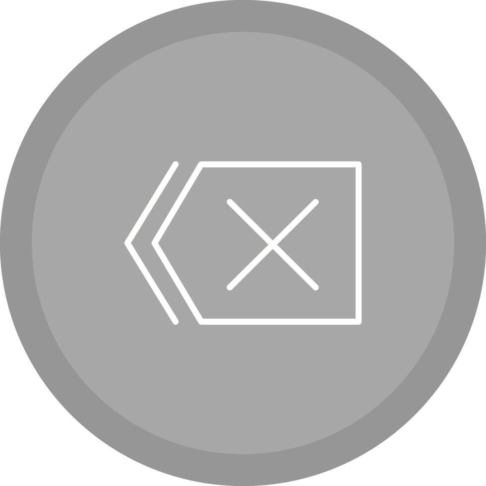 Delete Icon Design vector