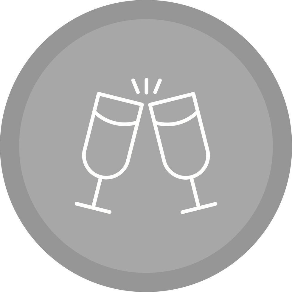 Wine Cheers Icon Design vector