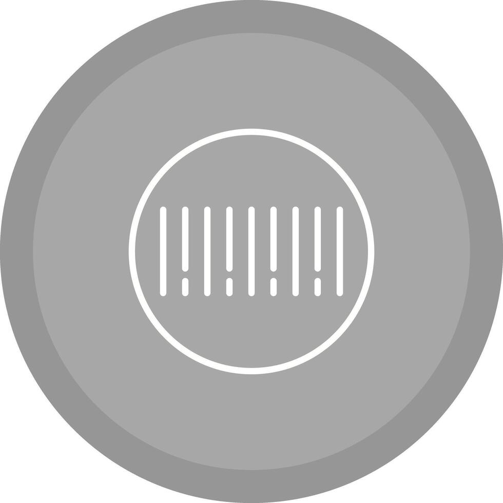Barcode Sticker Icon Design vector
