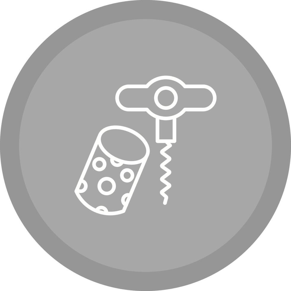 Wine Cork Icon Design vector