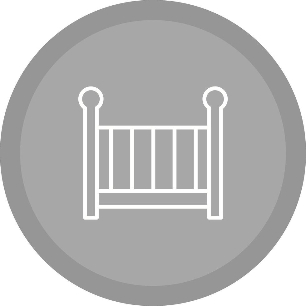 Nursery Cots Icon Design vector