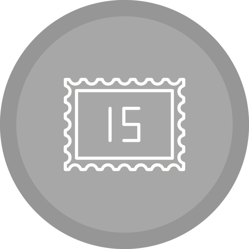 Postage Due Icon Design vector