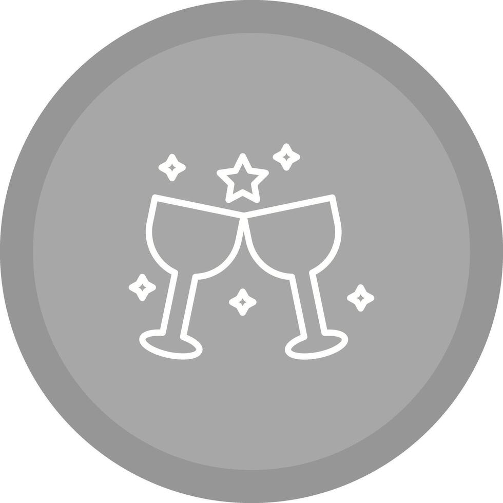 Wine Party Icon Design vector