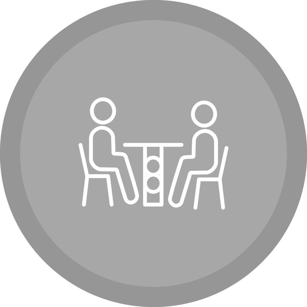 Family Dinner Icon Design vector