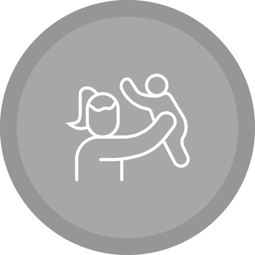 Mother and Son Icon Design vector