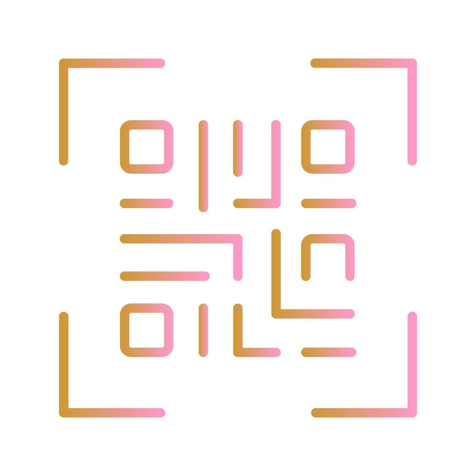 QR Code Generator Icon Design vector