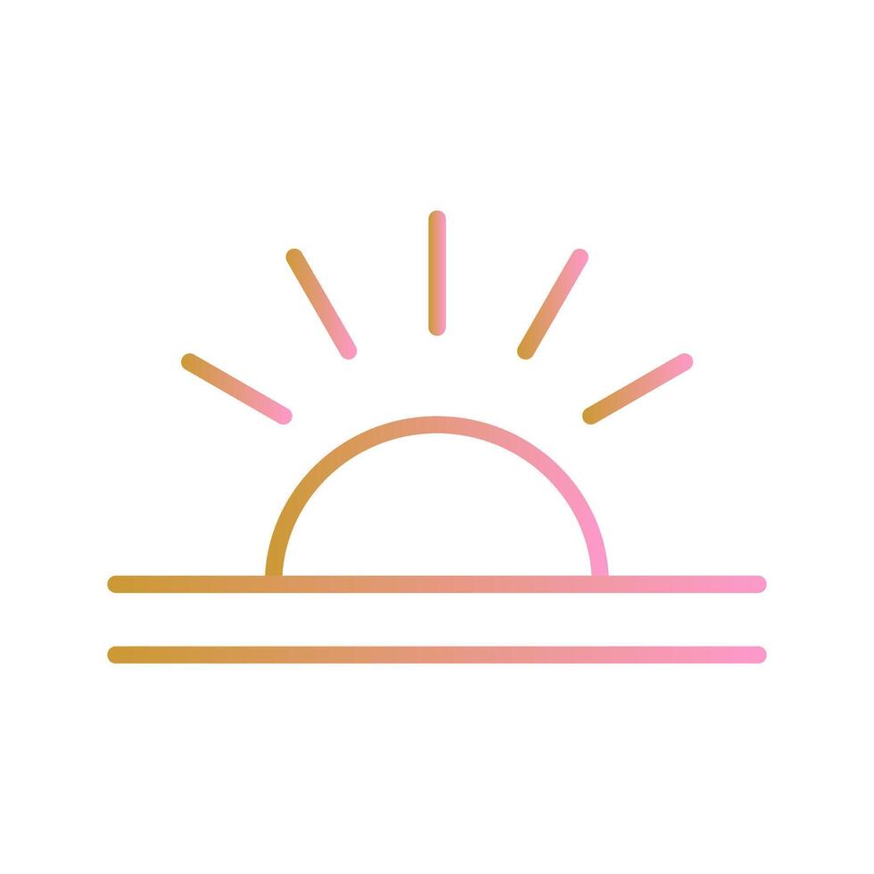 Sunrise Icon Design vector