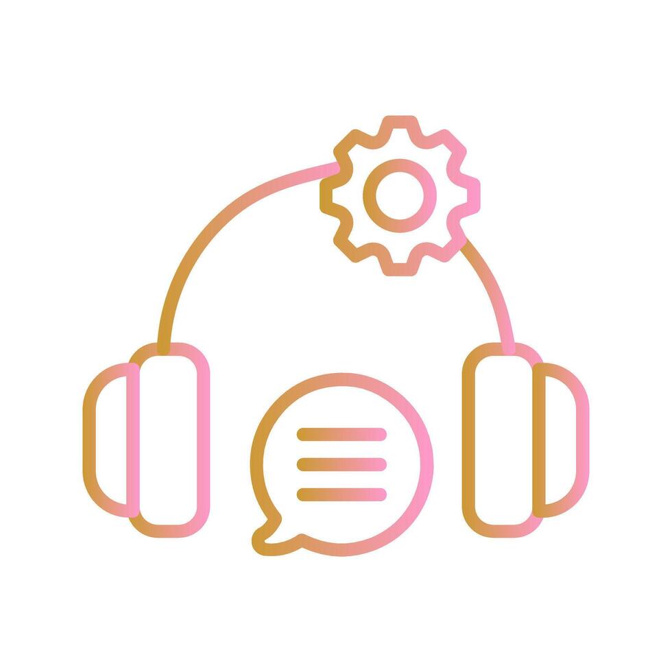 Technical Support Icon Design vector