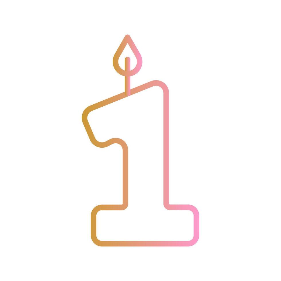 Age Number Icon Design vector