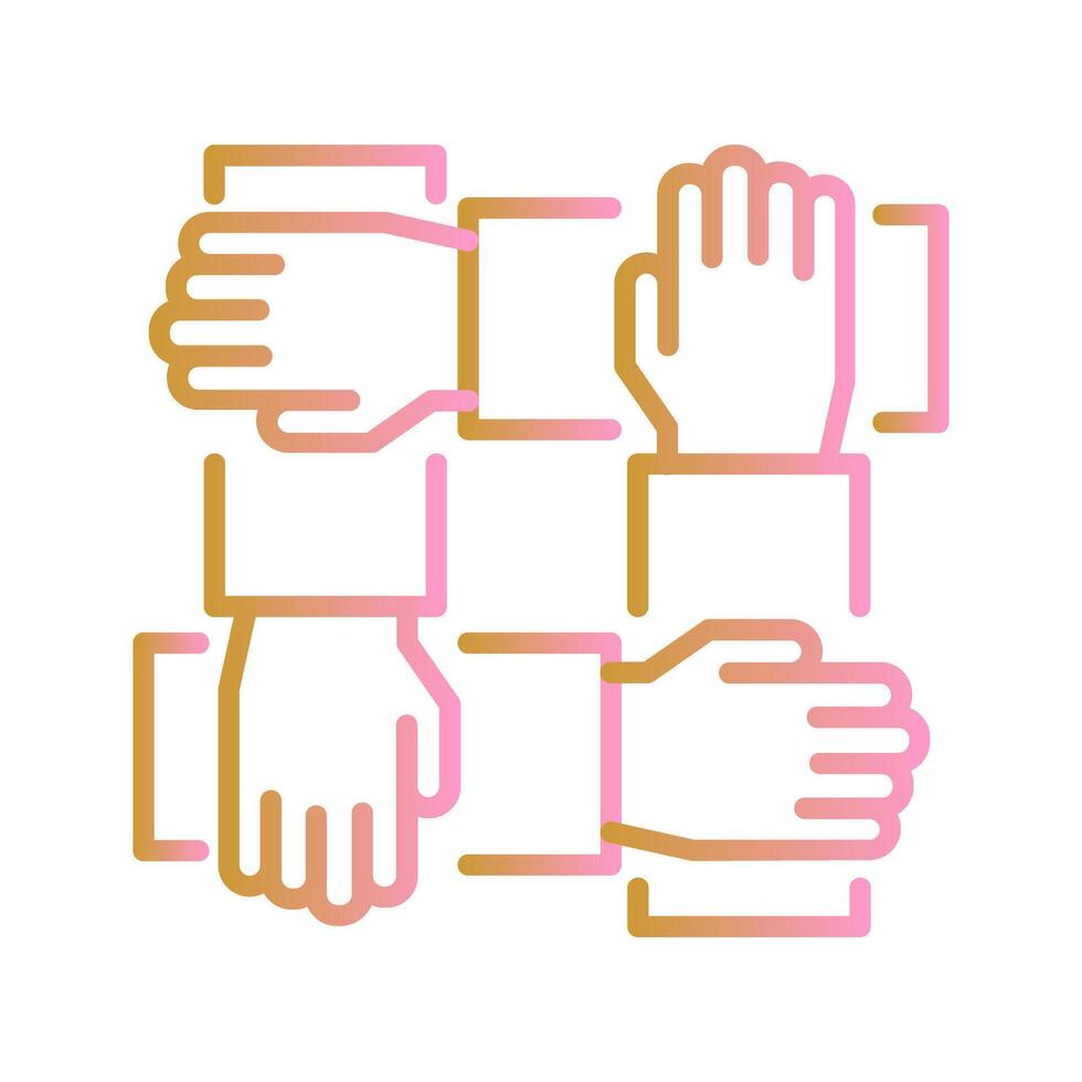 Teamwork Icon Design vector