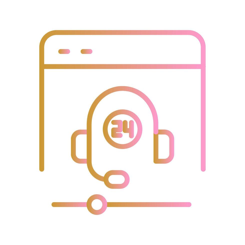 Support Forum Icon Design vector