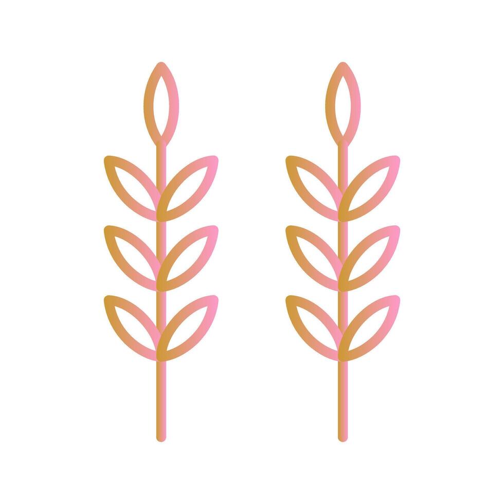 Sheaf of Rice Icon Design vector
