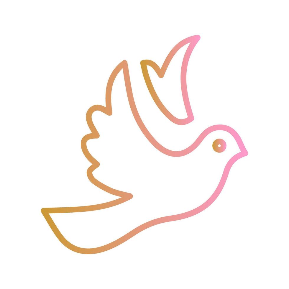 Dove of Peace Icon Design vector
