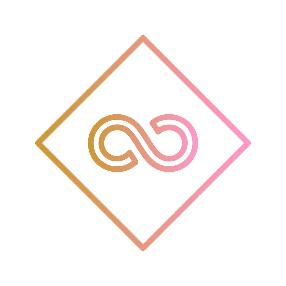 Infinity Sign Icon Design vector