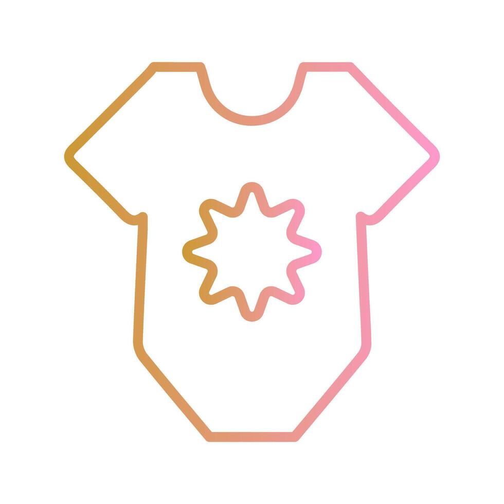 Adorable Onesies Icon Design vector