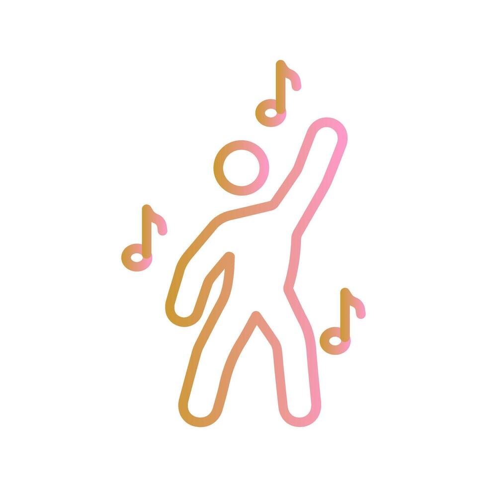 Music and Dance Icon Design vector