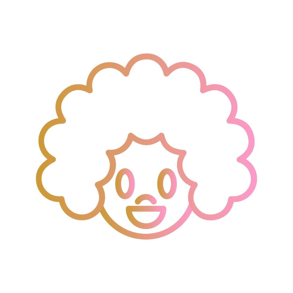 Clown Face Icon Design vector