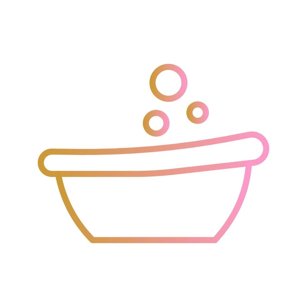 Bubble Bath Icon Design vector