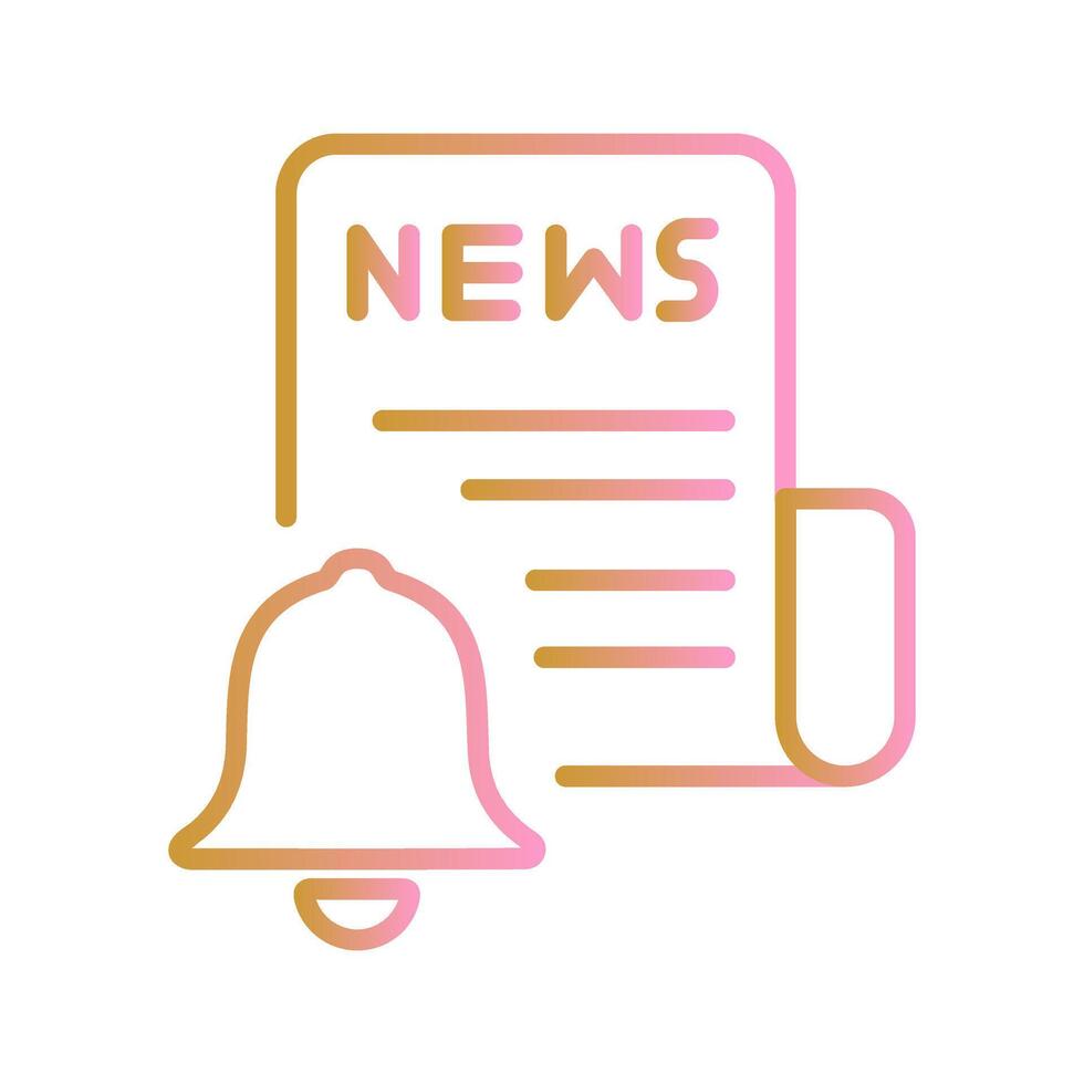 News Update Icon Design vector