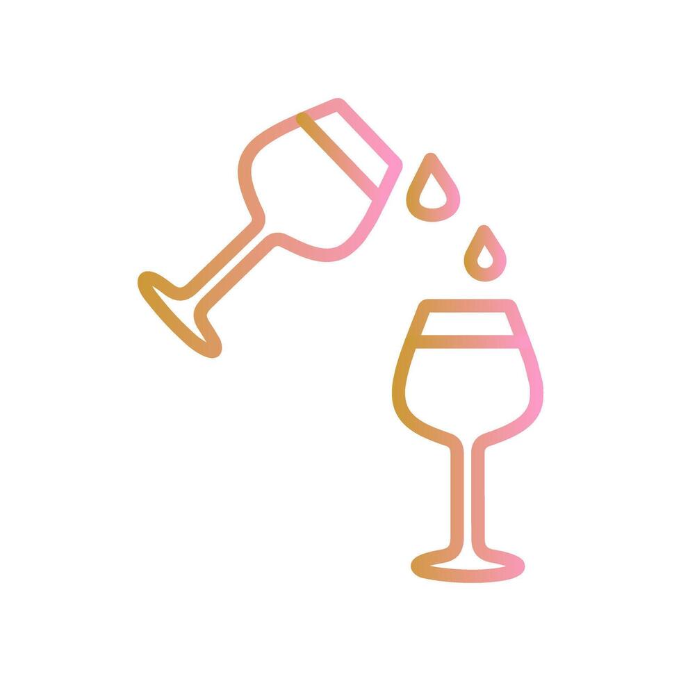 Wine Sip Icon Design vector