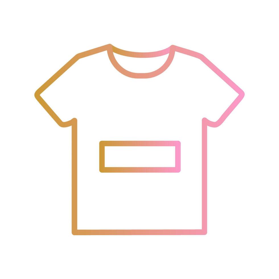 T-Shirt Icon Design vector