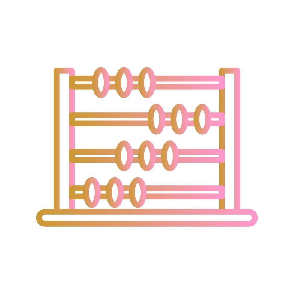 Abacus Icon Design vector
