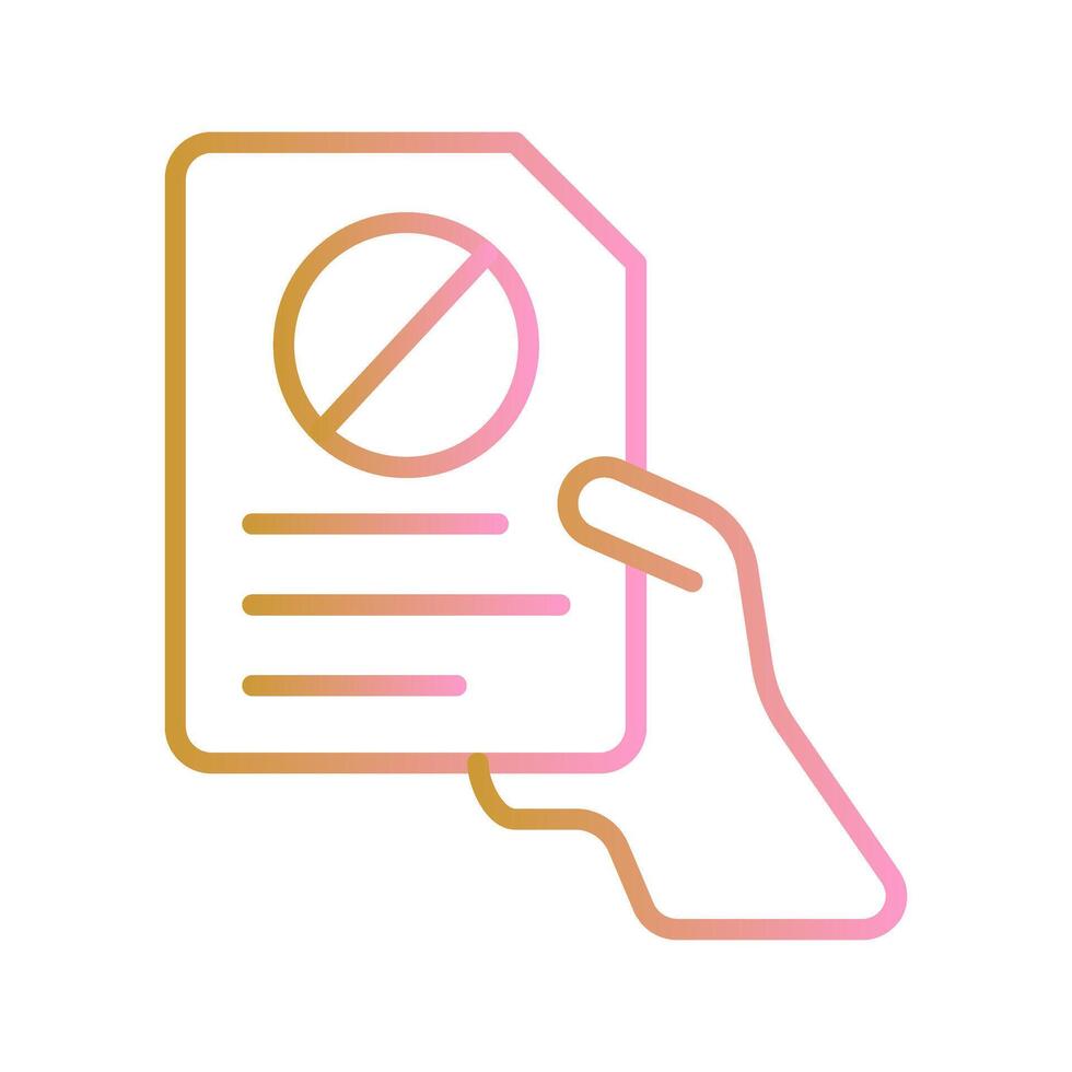 Resignation Icon Design vector