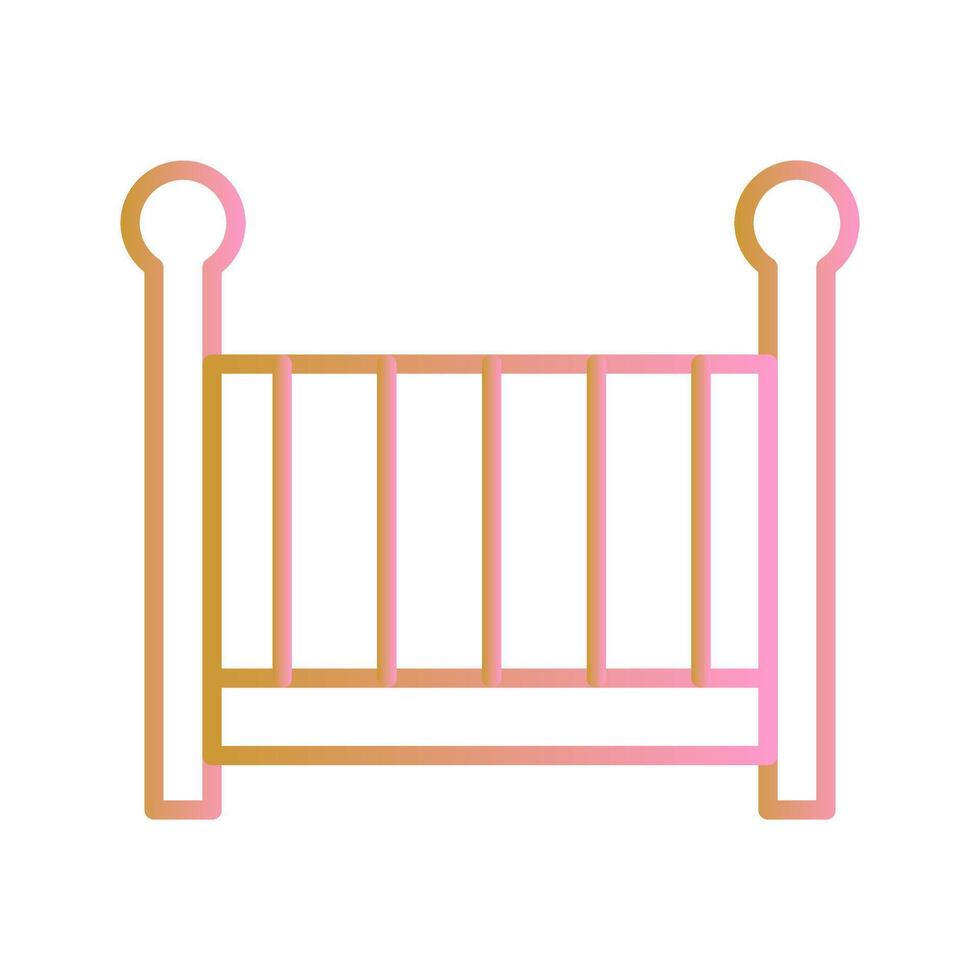 Nursery Cots Icon Design vector