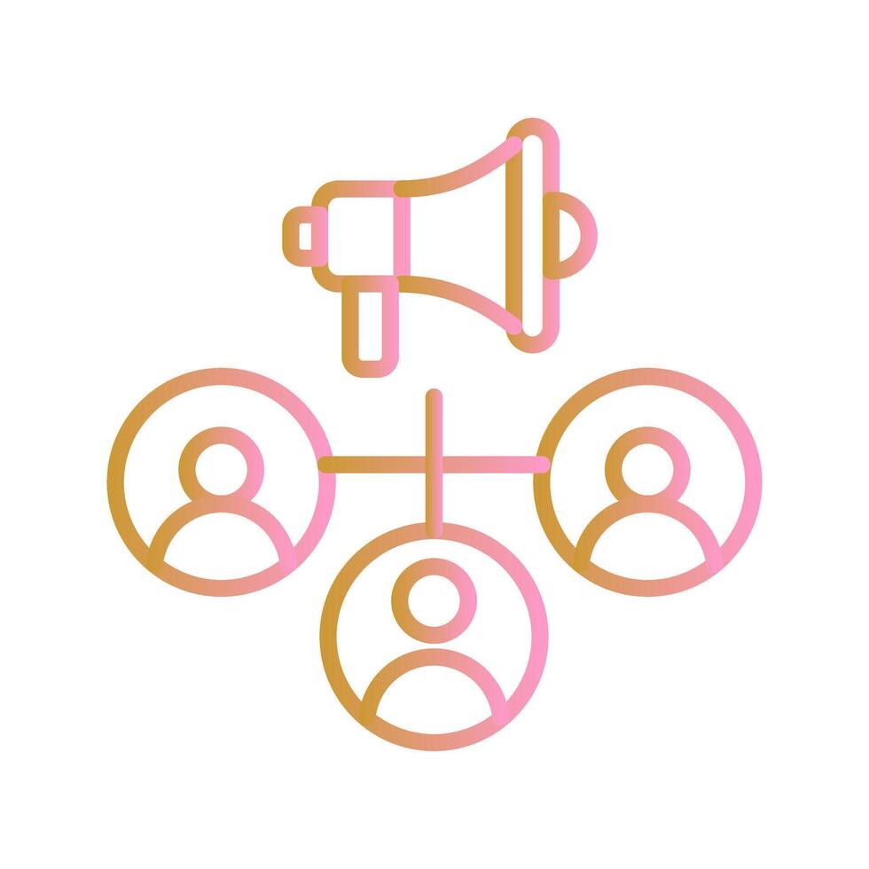 Affiliate Marketing Icon Design vector