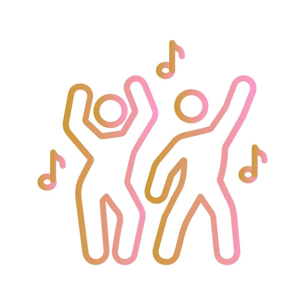 Music and Dance Icon Design vector