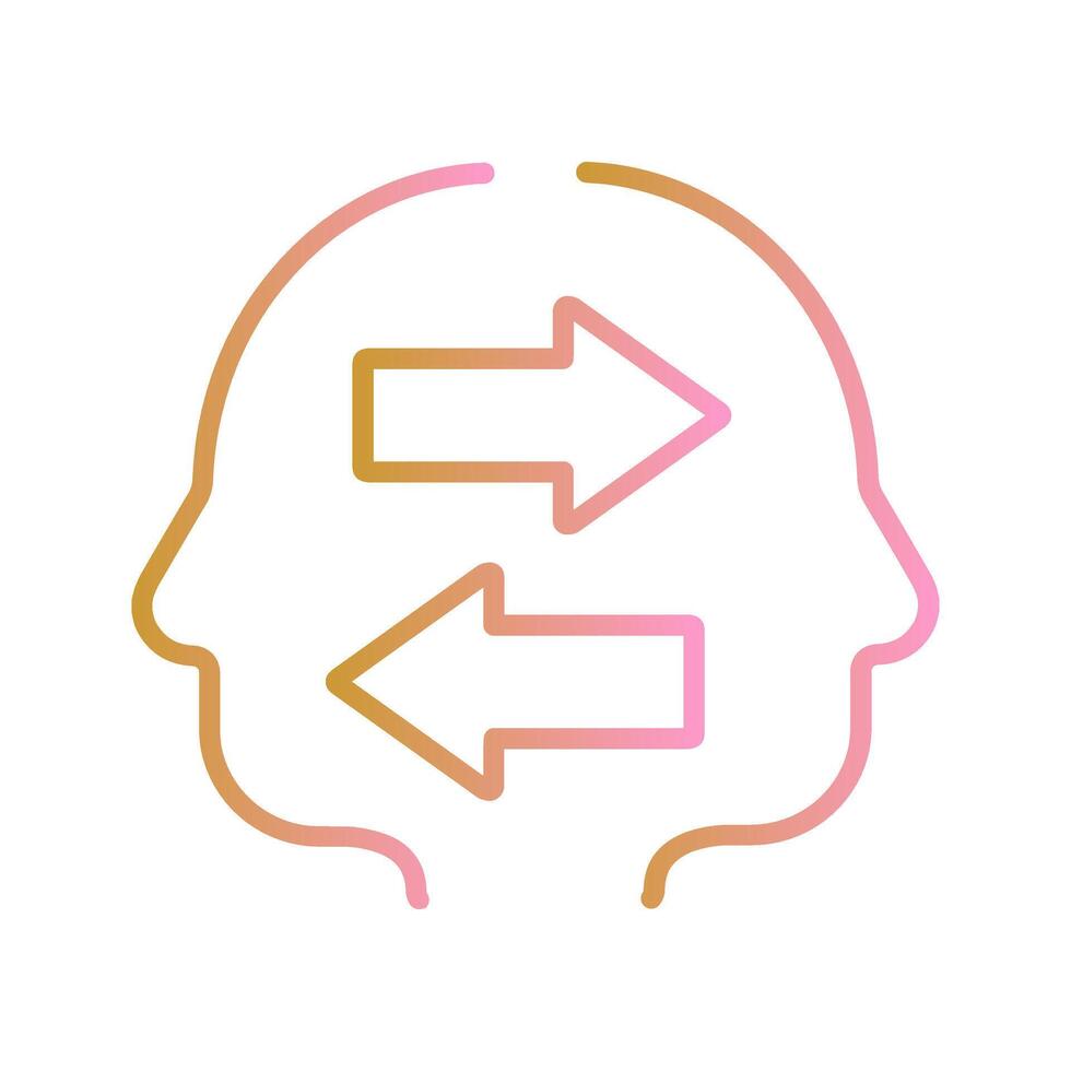 Knowledge Sharing Icon Design vector