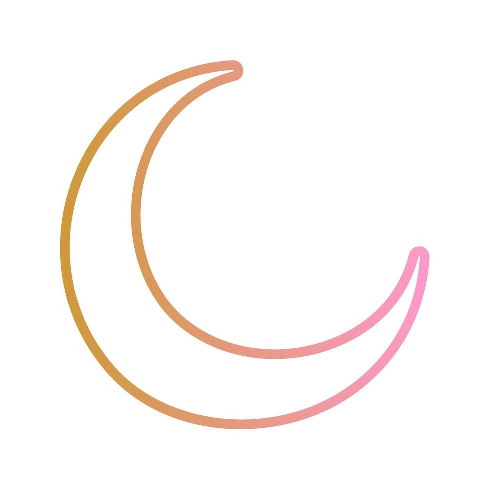Moon Icon Design vector
