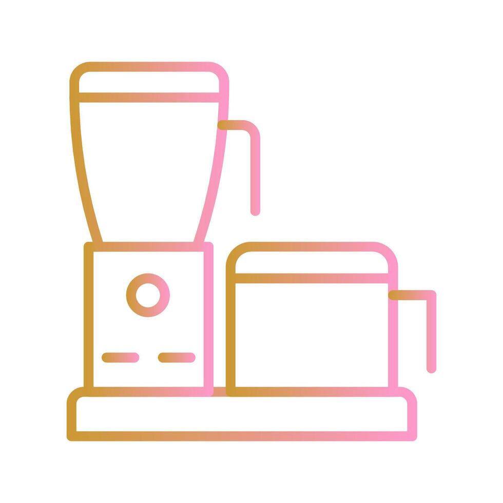Food Processor Icon Design vector