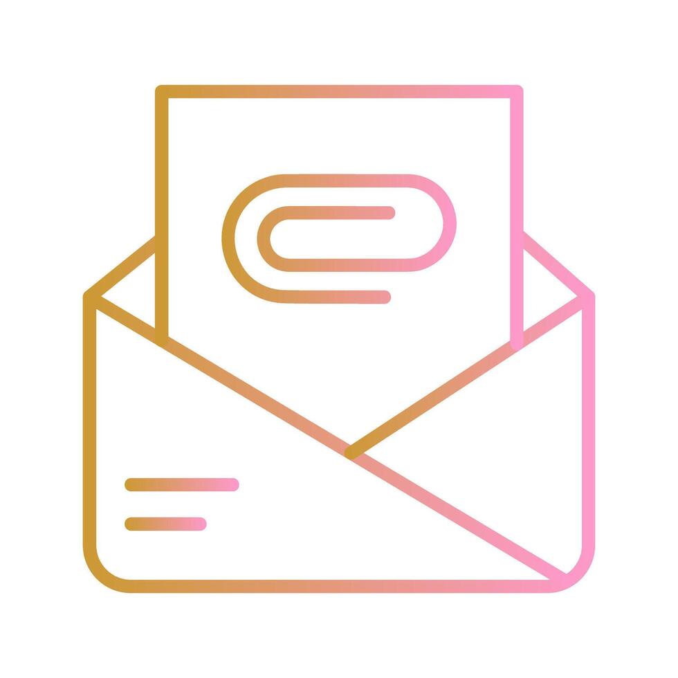 Attachment Clip Icon Design vector