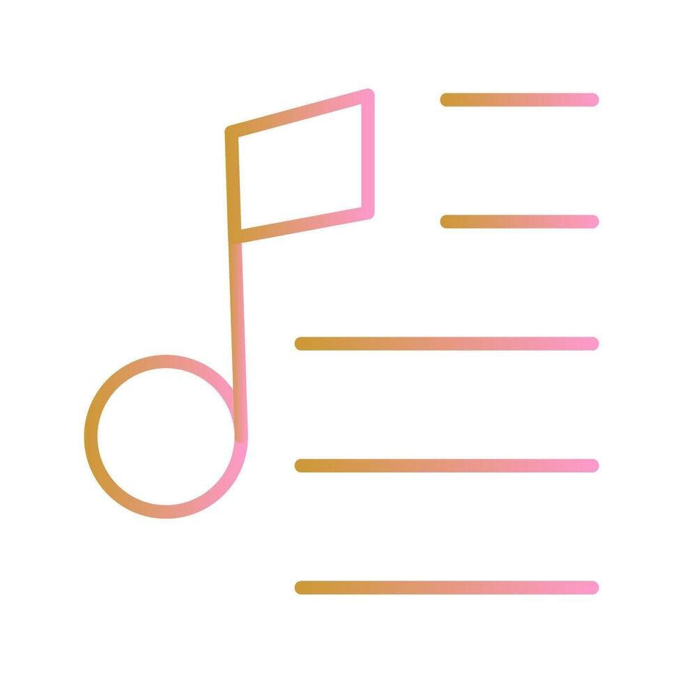 Party Playlist Icon Design vector