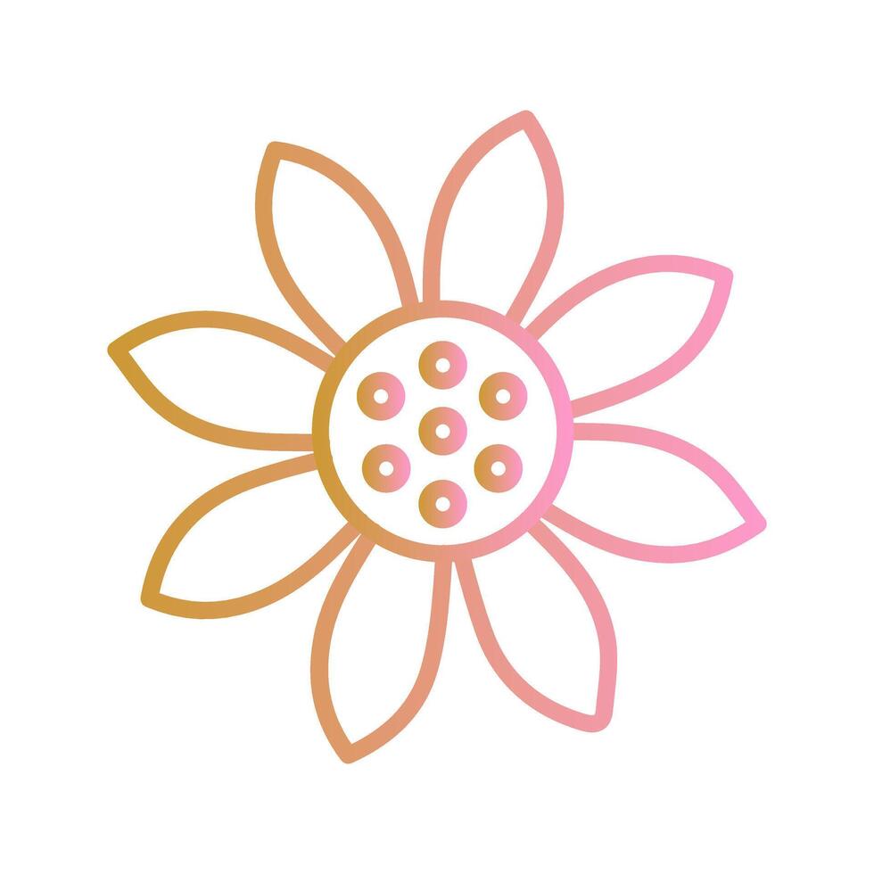 Sunflower Symbol Icon Design vector