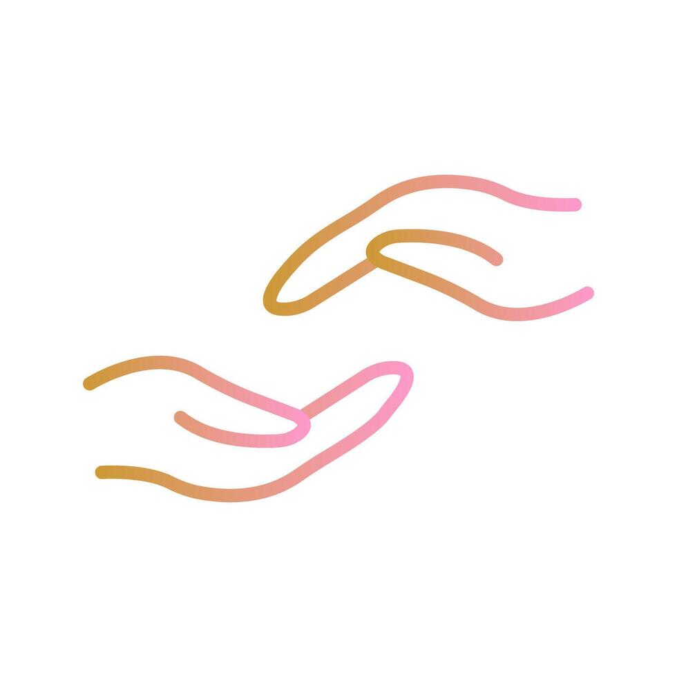 Supportive Hand Icon Design vector